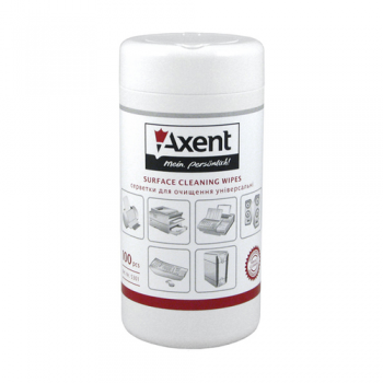 Серветки для оргтехніки вологі Axent 5301-A: каталог, види, ціна 