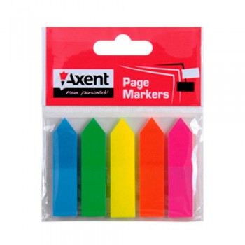 Закладки з клейким шаром пластикові Neon Axent 2440-01-A, 2440-02-А: каталог, види, ціни