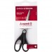 Ножиці Axent Welle 6201-А (18 см), 6202-A (20 см), 6203-A (25 см), асиметричні пластикові ручки: каталог, види, ціни
