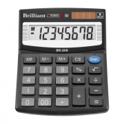 Калькулятор настільний BS-208, 100 x 124 x 33 мм