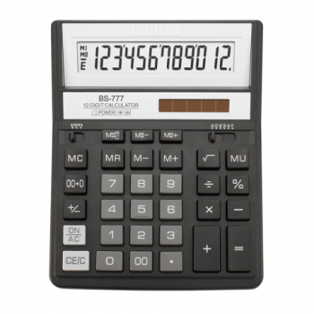 Калькулятор Brilliant BS-777BK каталог, види, ціни