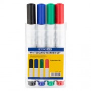 Набір маркерів для білих дощок Economix E11805, 2-3 мм, 4 кольори в блістері