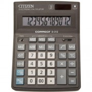 Калькулятор настільний Citizen Correct D-312, D-314, D-316, 205 х 155 х 28 мм.