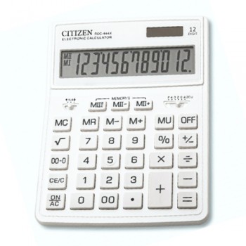 Калькулятор бухгалтерський Citizen SDC-444XR-WH, 204 x 155 x 32 мм: каталог, види, ціни 