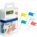 Кнопки-прапорці кольорові Buromax BM.5152, 30 шт. в пласт. контейнері: каталог, види, ціна 
