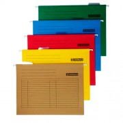 Файли підвісні картонні А4 Donau 7410905, 7420905, асортимент кольорів