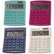 Калькулятор компактний настільний Citizen SDC-810NR-(NV,GN,PK,WH), 124 x 102 x 25 мм, кольоровий