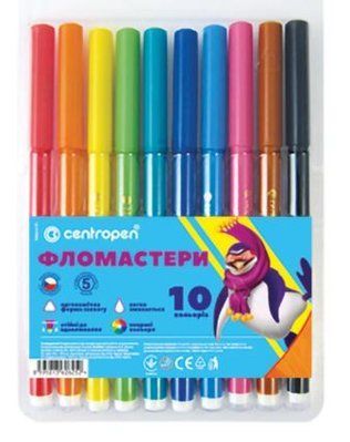 Купити Фломастери 10к. Centropen 7550-10 &mdash; фото в магазині ТД А-плюс