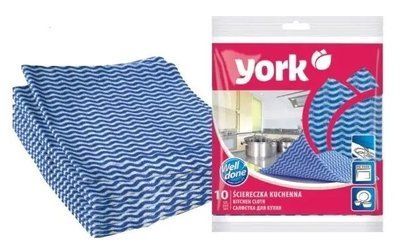 Купити Серветка для прибирання кухні 10шт. 35*35 York 021040 &mdash; фото в магазині ТД А-плюс