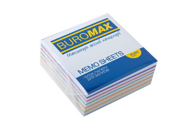 Купити Записник 80*80*30 Buromax Зебра не клеєний кольоровий BM.2253 &mdash; фото в магазині ТД А-плюс