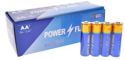 Купити Батарейки POWER FLASH LR 06 AA лужні &mdash; фото в магазині ТД А-плюс