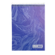 Купити Блокнот А5 48 аркушів Buromax MARBLE спіраль горизонтальна синій BM.2472-02 &mdash; фото в магазині ТД А-плюс