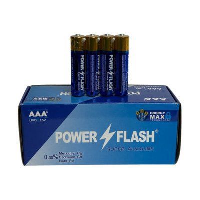 Купити Батарейки POWER FLASH LR03 AAA лужні &mdash; фото в магазині ТД А-плюс