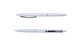 Купити Ручка кулькова автоматична Buromax COLOR L2U 1 мм білий корпус синя BM.8239-12 &mdash; фото в магазині ТД А-плюс