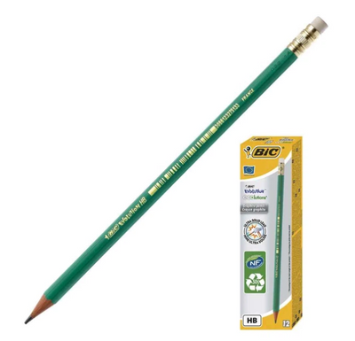 Купити Олівець графітовий з гумкою BIC Evolution 880332 &mdash; фото в магазині ТД А-плюс