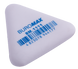 Купити Гумка Buromax 37x37х37x9 мм трикутна синт.каучук, біла BM.1111 &mdash; фото в магазині ТД А-плюс