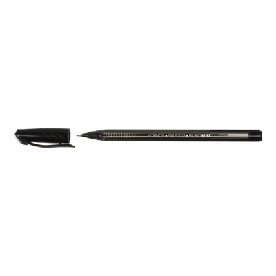 Купити Ручка масляна Buromax HYPNOS, 0,5 мм з резиновим грипом тригр. корпус чорна BM.8353-02 &mdash; фото в магазині ТД А-плюс