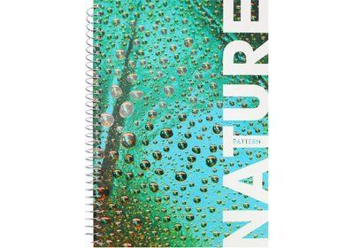 Купити Блокнот А5 80 аркушів Optima Nature клітинка спіраль O20332-06 &mdash; фото в магазині ТД А-плюс