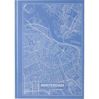 Купити Зошит А4 96 аркушів Axent Maps Amsterdam ТП блакитний 8422-507-A &mdash; фото в магазині ТД А-плюс