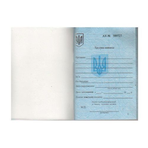 Купити Трудова книжка 44503 64 сторінки &mdash; фото в магазині ТД А-плюс